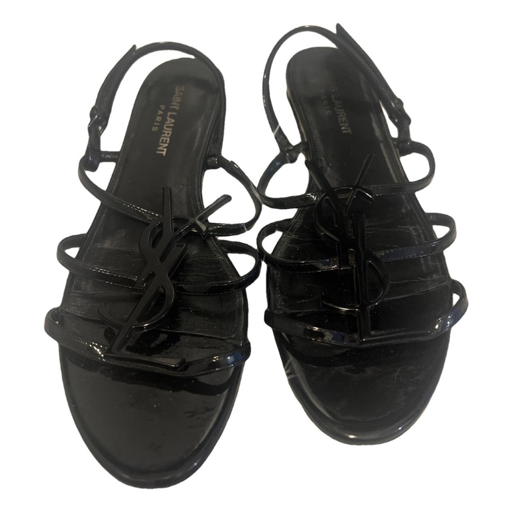 Saint Laurent Cassandra Glossy YSL black logo